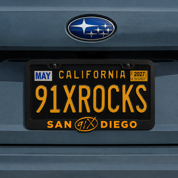 91X License Plate Frame