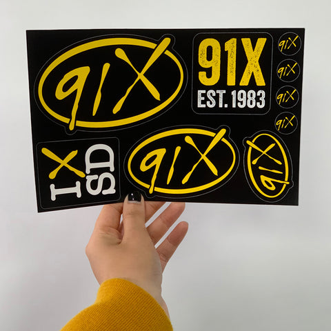 91X Sticker Sheet